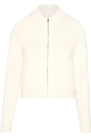 Maison Margiela Ribbed-knit wool cropped cardigan