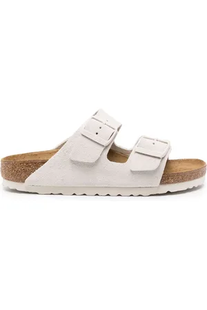 Birkenstock Arizona suede slides