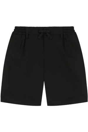 Dolce & Gabbana Logo-plaque cotton blend shorts