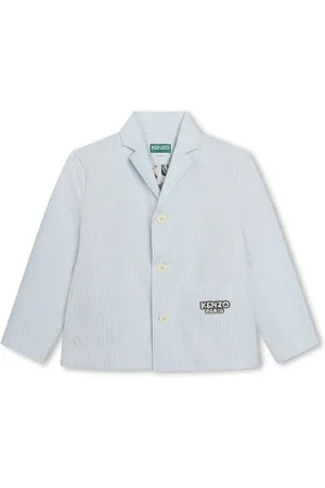Kenzo Stripe-pattern cotton-blend blazer
