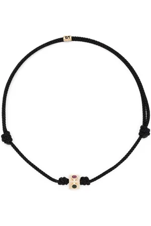 LUIS MORAIS 14kt yellow tourmaline cord bracelet