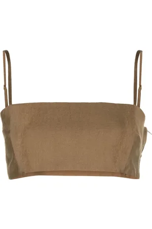 Cult Gaia Tereza square-neck crop top
