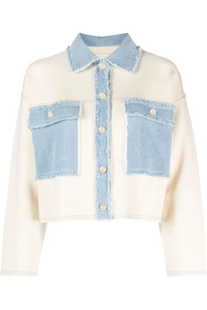 Sandro Two-tone denim jacket