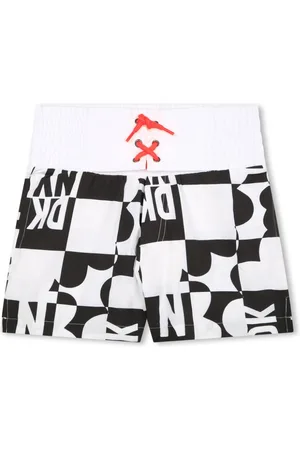 DKNY Logo-print swim shorts