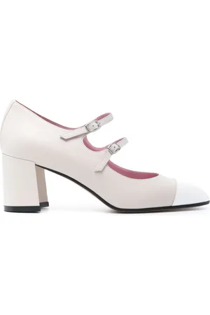 Carel 70mm leather pumps