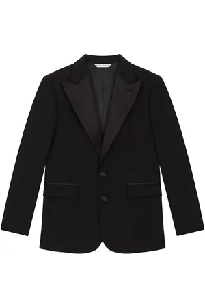 Dolce & Gabbana Single-breasted satin-finish blazer