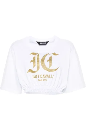 Roberto Cavalli Logo-print cotton T-shirt