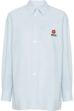 Kenzo Boke Flower logo-embroidered shirt