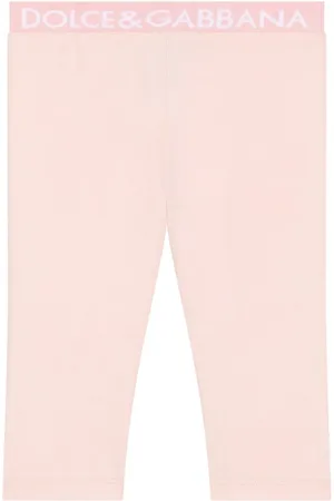 Dolce & Gabbana Logo-waistband cotton leggings