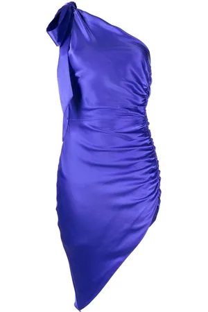 Michelle Mason Asymmetric silk minidress