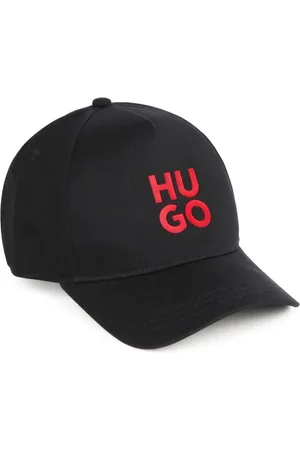 HUGO BOSS Logo-embossed cotton cap