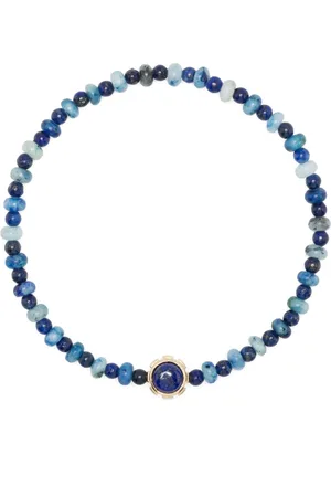 LUIS MORAIS 14kt yellow gemstone bead bracelet