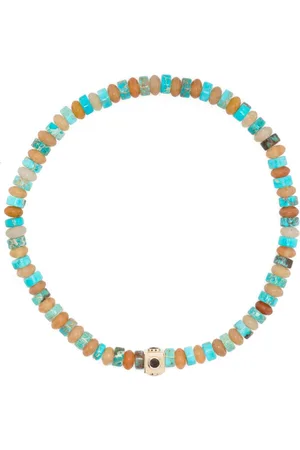 LUIS MORAIS 14kt yellow gemstone bead bracelet