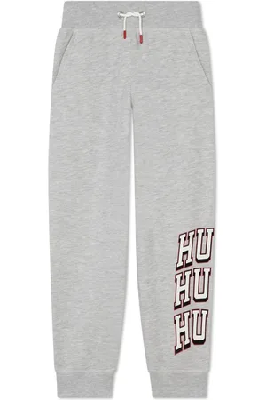 HUGO BOSS Logo-print cotton track pants