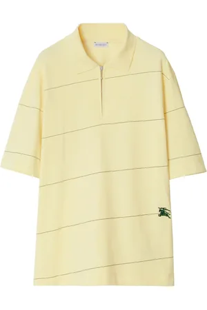 Burberry Logo-embroidered cotton polo shirt