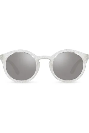 Dolce & Gabbana New Pattern round-frame sunglasses