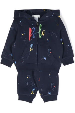 Ralph Lauren Paint-splatter jersey tracksuit