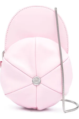 Moschino Logo-appliqu?? leather crossbody bag