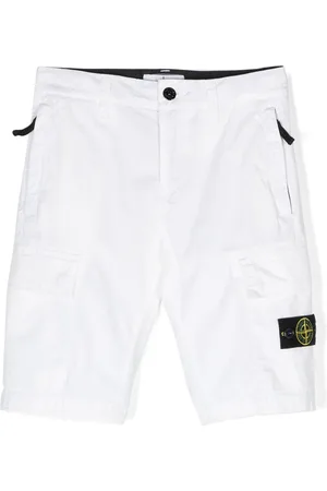 Stone Island Compass-appliqu?? cargo shorts