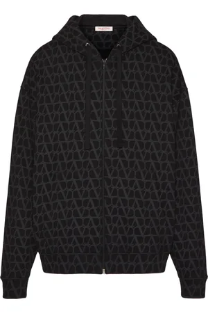 VALENTINO GARAVANI Toile Iconographe zip-up hoodie