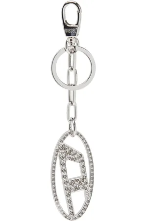 Diesel Holy-C rhinestone-embellished keyring