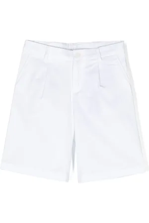 Dolce & Gabbana Logo-plaque twill smart shorts