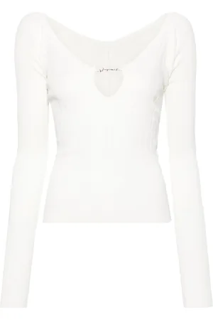 Jacquemus Le Haut Pralu ribbed top