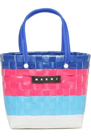 Marni Sunday Morning logo-patch interwoven bag