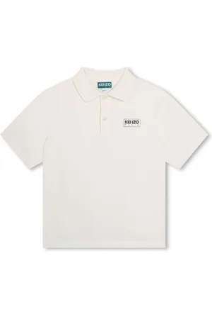 Kenzo Logo-print piqu??-weave polo shirt