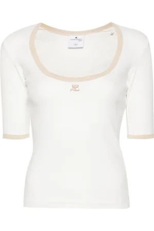Courrèges Holistic Contrast cotton T-shirt