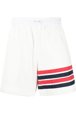 Thom Browne 4-Bar stripe ripstop shorts