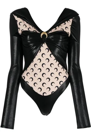 Marine Serre Regenerated laminated bodysuit