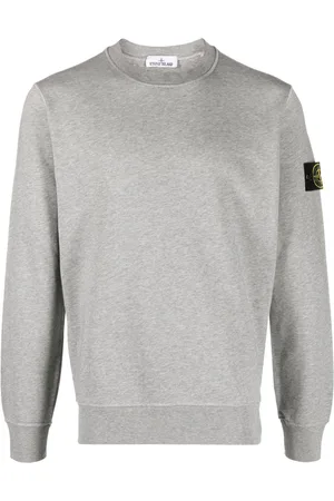 Stone Island Compass-badge cotton sweatshirt