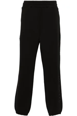 Moncler Logo-embroidered cotton track pants