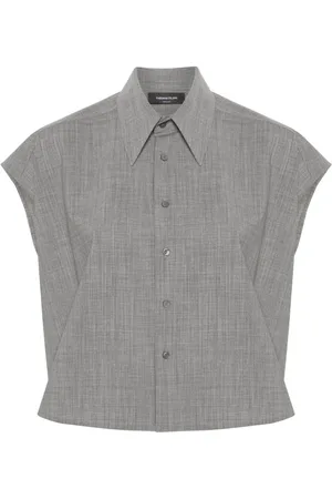 Fabiana Filippi M??lange cropped shirt