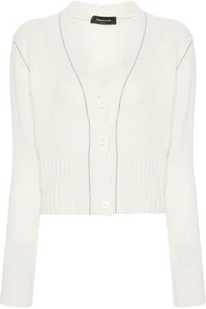 Fabiana Filippi Bead-embellished cashmere cardigan