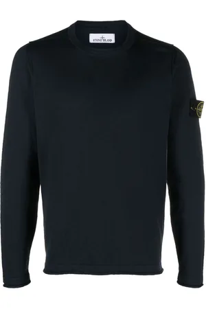 Stone Island Compass-appliqu?? cotton-blend jumper
