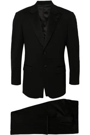 LARDINI Single-breasted wool blend suit