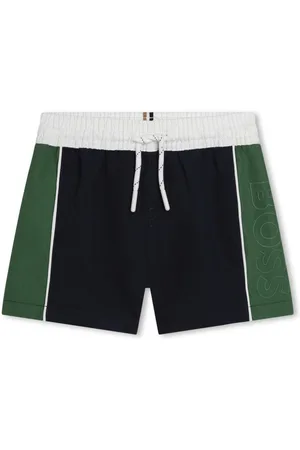 HUGO BOSS Panelled drawstring swim shorts