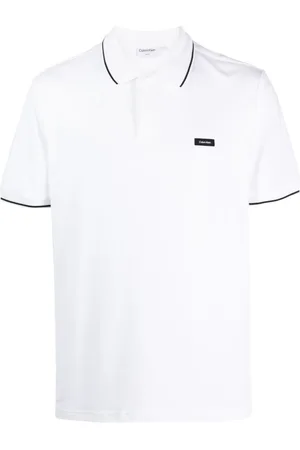 Calvin Klein Logo-appliqu?? short-sleeve polo shirt