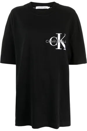 Calvin Klein Logo-embroidered cotton T-shirt
