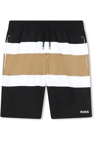 HUGO BOSS Colour-block swim shorts