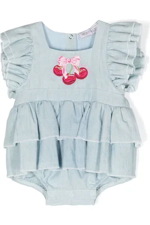 MONNALISA Ruffle-detail flared dress