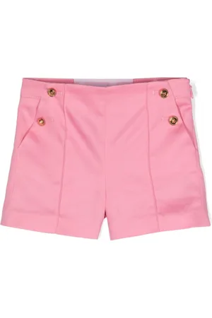 VERSACE Double-buttoned short shorts