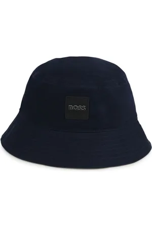 HUGO BOSS Logo-appliqu?? cotton bucket hat