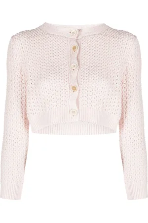 Fabiana Filippi Sequin-detail open-knit cardigan