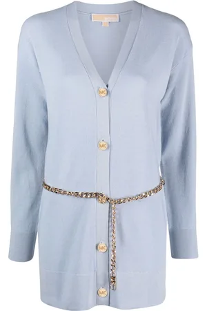 Michael Kors Chain-link ribbed cardigan