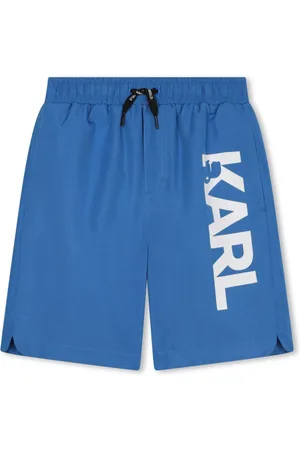 Karl Lagerfeld Logo-print swim shorts