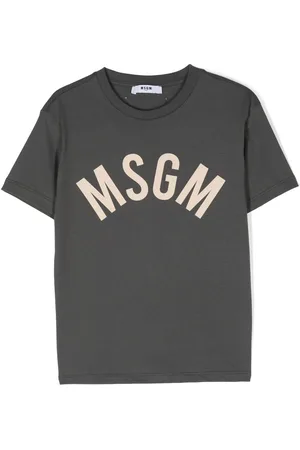 Msgm Logo-print cotton T-shirt