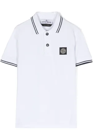 Stone Island Compass-appliqu?? polo shirt